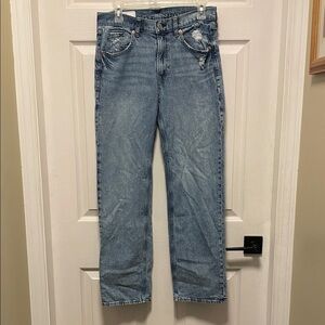 GAP | 90’s Loose | Mid Rise | Light Indigo | Straight Leg |Denim |Jeans |Size 27